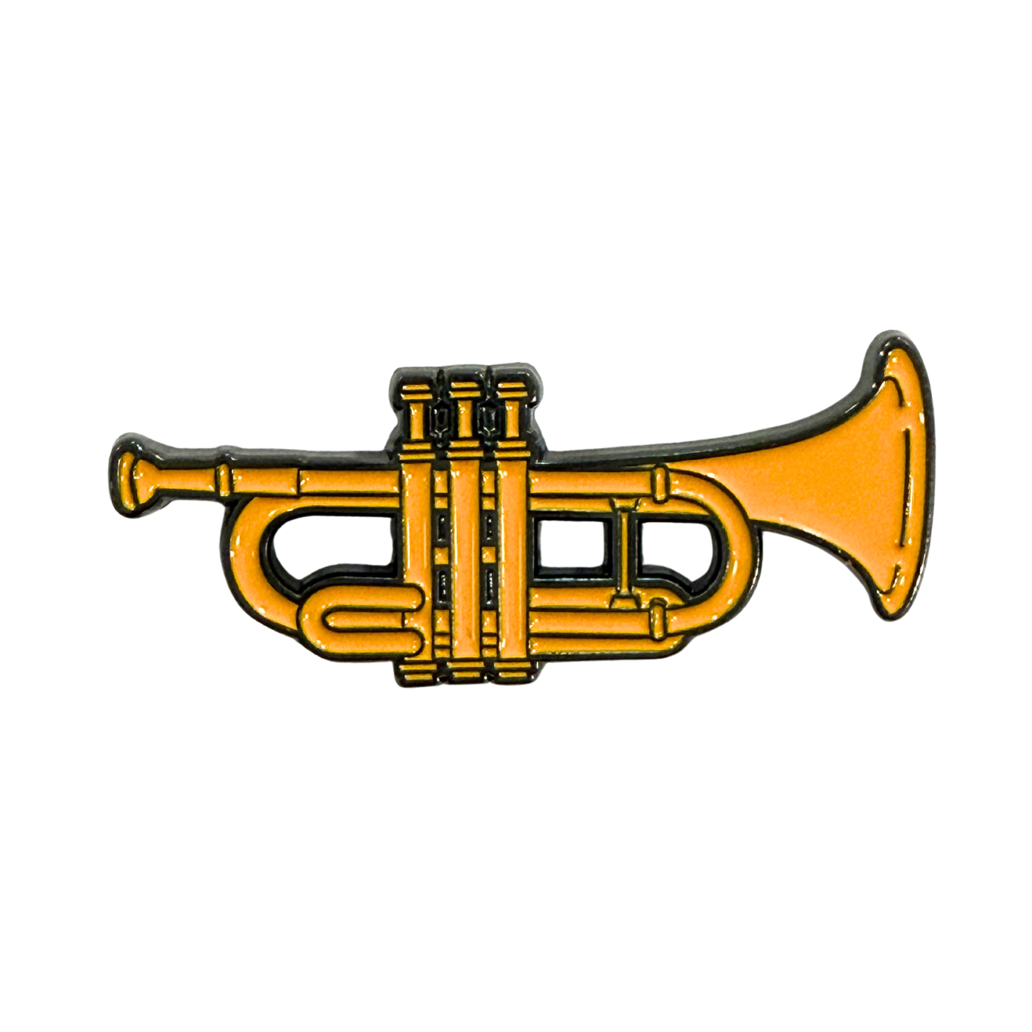 Brass Trumpet Lanyard Pin
