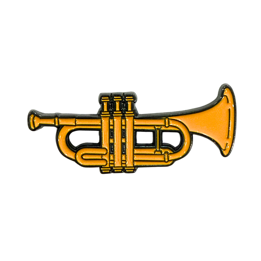 Brass Trumpet Lanyard Pin